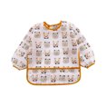 thumbnail image 1 of Baby Bibs Waterproof Long Sleeve Bib Cute Cartoon Unisex Feeding Soft Bibs with Pocket Infant Toddler Smock Bibs, 1 of 3