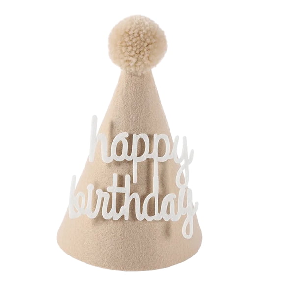 Baby Birthday Hat Coffee Bear Happy Birthday Hat 1st 2nd 3rd Years Old 100 Days Babies Shower Party Decorations