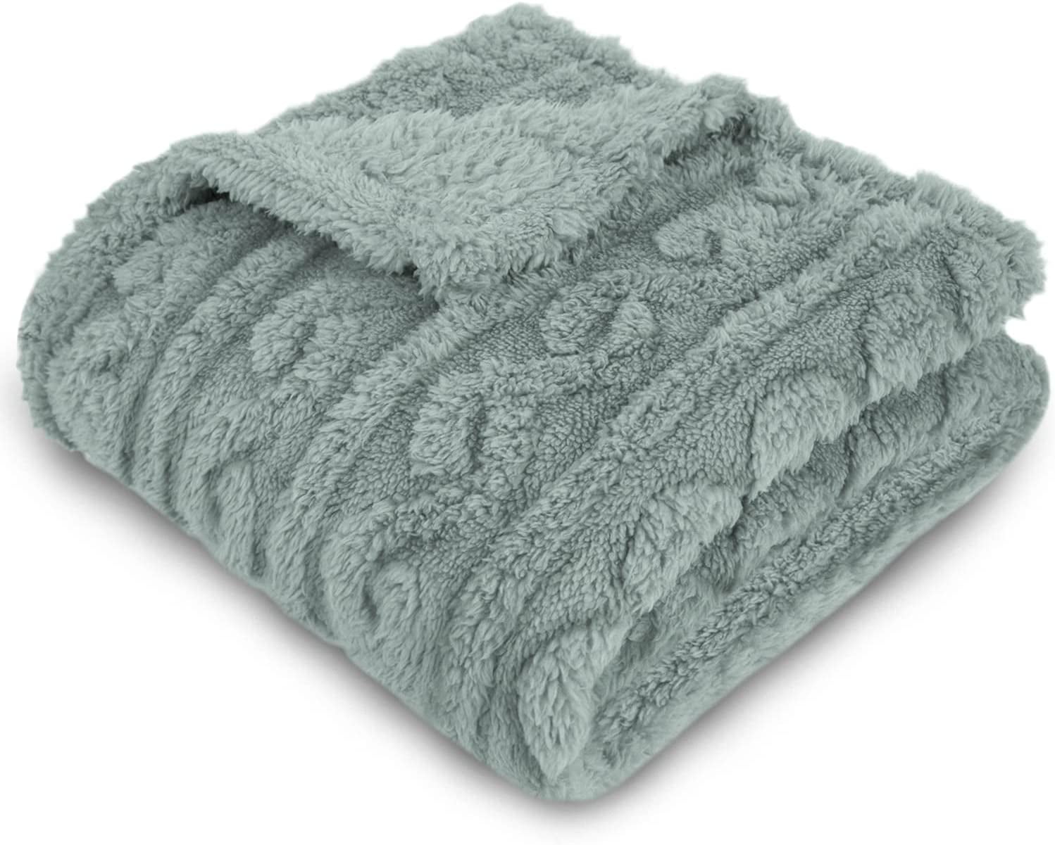 HOMRITAR Light & Thick Super Plush 3D Fleece Baby Blanket for Girls