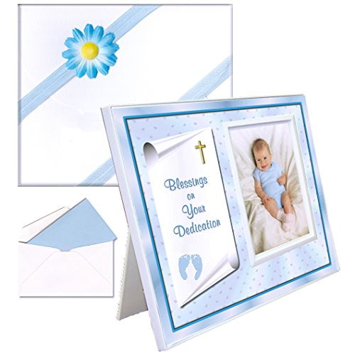 Baby Blessing Dedication Picture Frame Gift