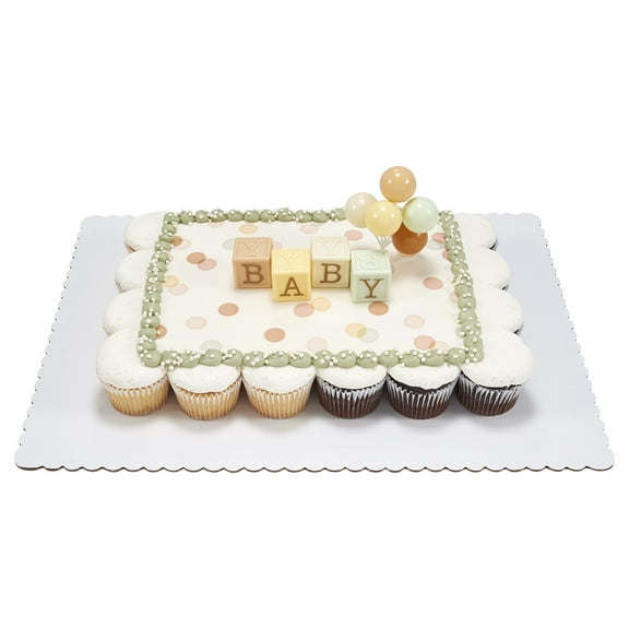 Baby Blocks Cupcake Cake