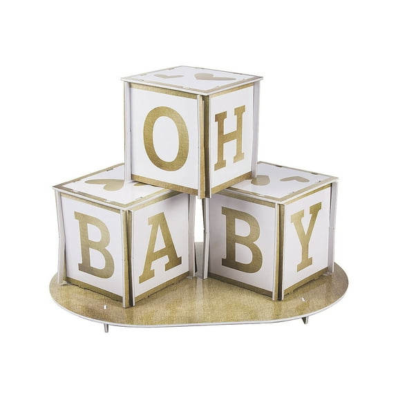 Baby Blocks Treat Stand - Party Supplies - 1 Piece