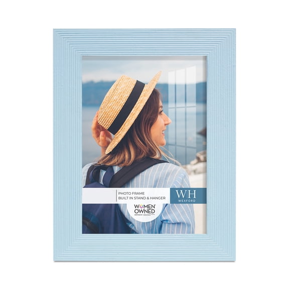 Baby Blue Barnwood Picture Frame, 3.5 x 5