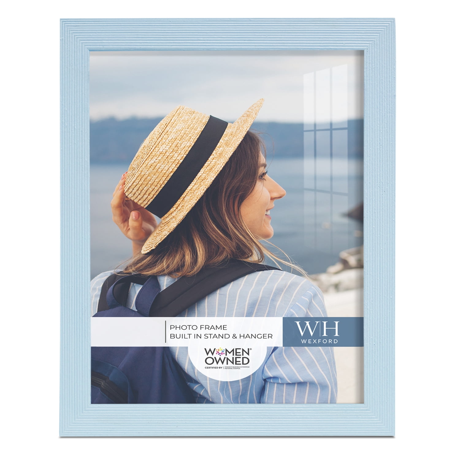 Baby Blue Barnwood Picture Frame, 8 x 10