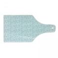 thumbnail image 1 of Baby Blue Cutting Board, Monochromatic Abstract Tangled Maze Look Geometric Inspired Motif Print, Decorative Tempered Glass Cutting and Serving Board, in 3 Sizes, by Ambesonne, 1 of 2