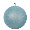 thumbnail image 1 of Baby Blue Glitter Drilled Cap Ball Ornament, 8 in., 1 of 1