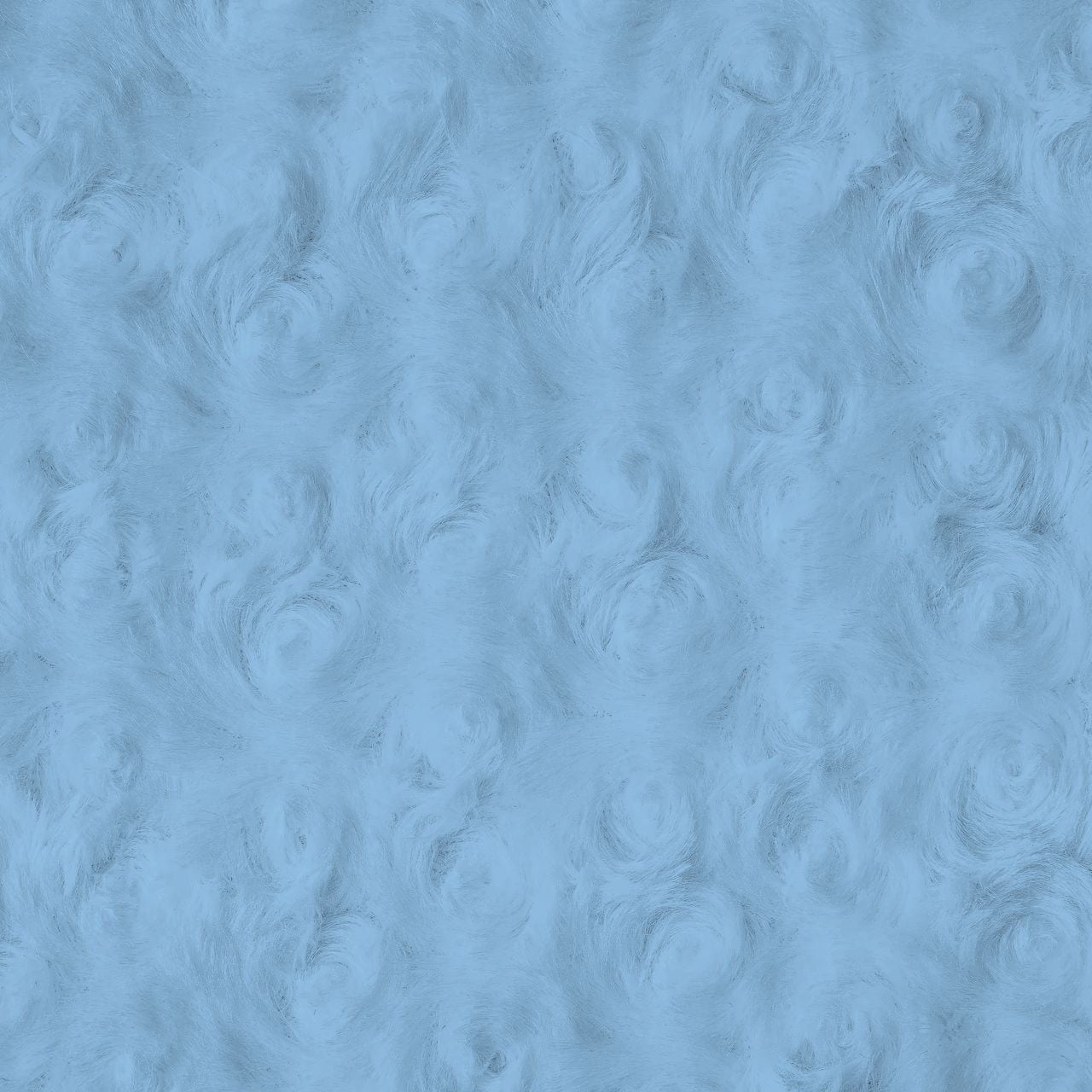 Baby Blue Minky Rosebud Cuddle- By The Yard- 58"/60" 100% Polyester Lap Blankets and Throws, Apparel, Home Decor, Quilting, Craft and DIY Project.