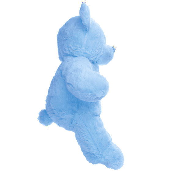 Baby Blue Patches Bear 8-Inch Plush Toy in Karate Gear - Soft Motivational Plush for Young Martial Arts Enthusiasts - Perfect for Training and Cuddling