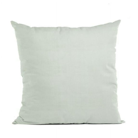 Baby Blue Solid Shiny Velvet Luxury Throw Pillow - 20 x 36 in. King Size