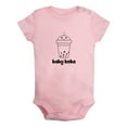 thumbnail image 1 of Baby Boba Funny Rompers For Babies, Newborn Baby Unisex Bodysuits, Infant Jumpsuits, Toddler 0-12 Months Kids One-Piece Oufits (Pink, 0-6 Months), 1 of 4