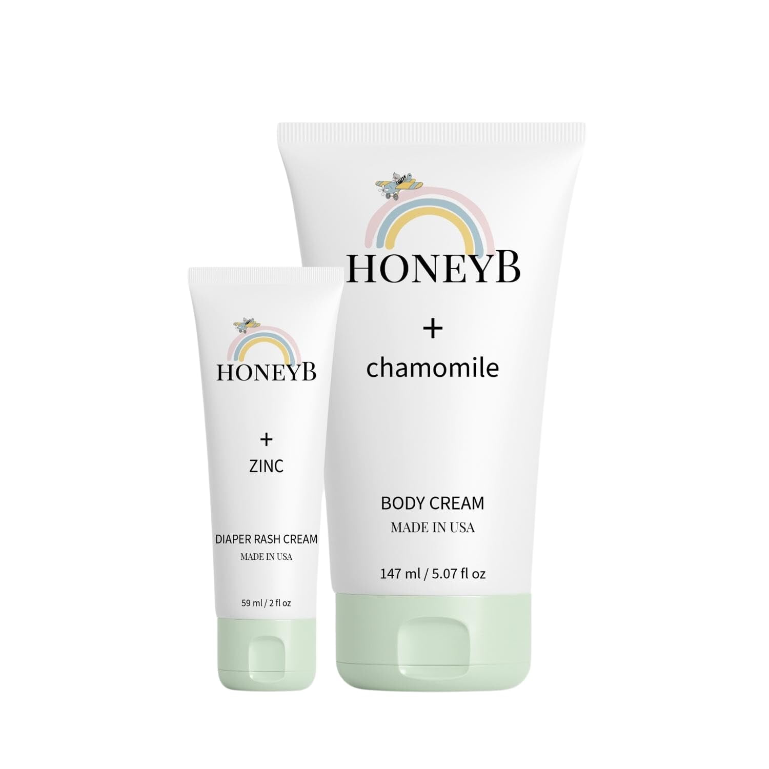 Baby Body Cream + Diaper Rash Cream Baby Bum Duo