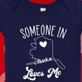 thumbnail image 1 of Baby Bodysuit BELLA CANVAS Alaska Baby Bodysuit, Someone Loves Me In Alaska Onesie Shirt, Somebody, Long Distance, Alaska Baby Gift, Present, Clothes, Ak Outfit, 1 of 3