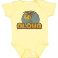thumbnail image 1 of Baby Bodysuit BELLA CANVAS Aloha Palm Baby Bodysuit Hawaii Hula Island Mahalo Maui Tree Beach, 1 of 3