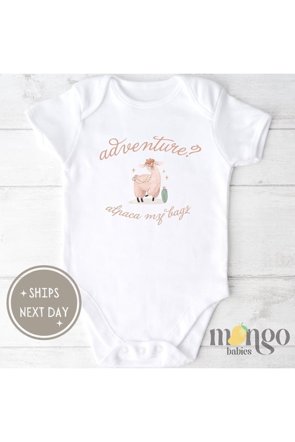 Baby Bodysuit BELLA CANVAS Alpaca My Bags Baby Onesies Cute Adventure Baby Outfit Cute Animal Kids Tshirt Alpaca Themed Baby Shower Gift For Newborn Tshirt