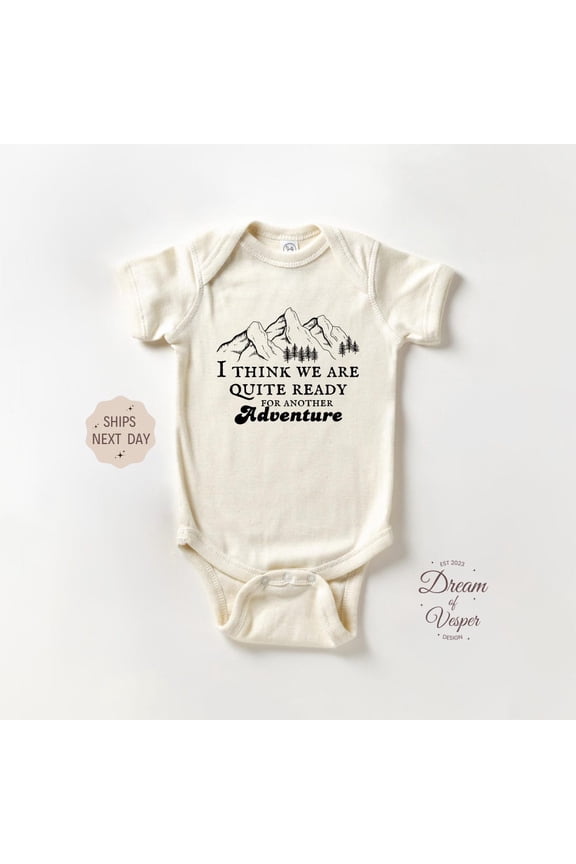 Baby Bodysuit BELLA CANVAS Another Adventure Baby Onesie, Funny Baby Bodysuit, Announcement Baby Onesie, Natural Baby Onesie, Cute Newborn Clothes, Baby Shower Gift