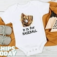 thumbnail image 1 of Baby Bodysuit BELLA CANVAS B Is For Baseball Onesies Baller Bodysuit Baseball Baby Shirt Sport Baby Onesie Baseball Baby Gift Baseball Dad Eat Sleep Baseball, 1 of 3
