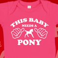 thumbnail image 1 of Baby Bodysuit BELLA CANVAS This Baby Needs A Pony Bodysuit T-Shirt, Horse Baby Clothing, Equestrian Baby Clothes, Born To Ride Horses, Horse Themed Baby Items Gift, 1 of 3