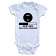 thumbnail image 1 of Baby Bodysuit BELLA CANVAS Bowling Skills Loading Funny Bowler Humor One Piece Baby Bodysuit, 1 of 3