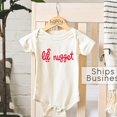 thumbnail image 1 of Baby Bodysuit BELLA CANVAS Chick Fil A Lil Nugget Baby Onesie, Cute Kids Shirts, Pregnancy Announcement, Baby Shower Gift, Baby Announcement, Cute Baby Onesie, 1 of 3