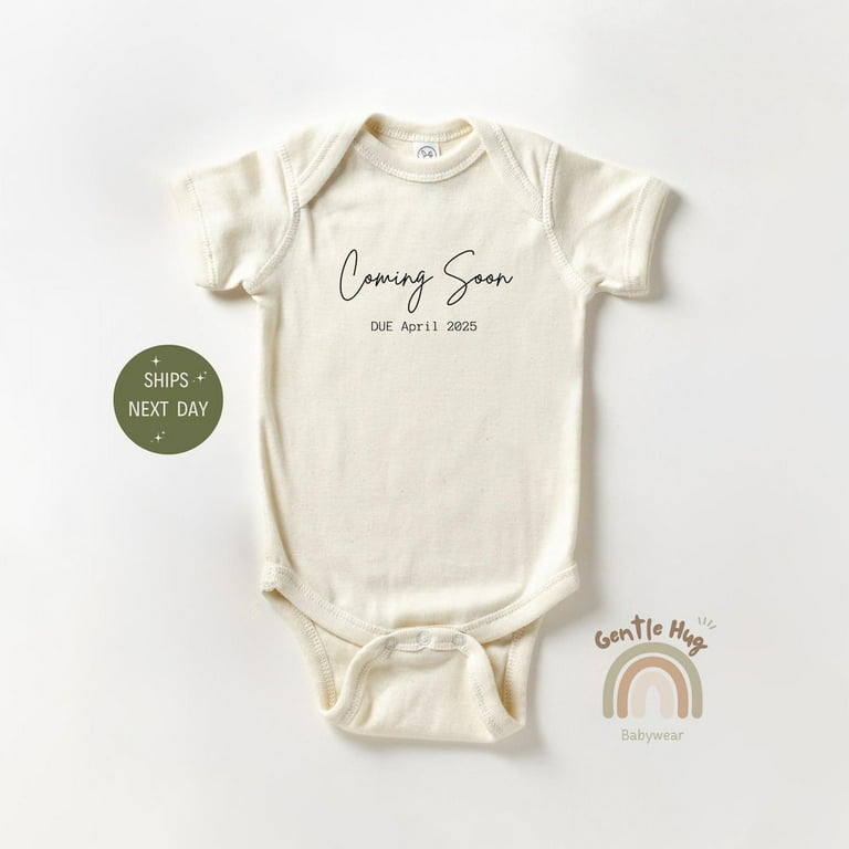 Baby Bodysuit BELLA CANVAS Coming Soon Announcement Onesie