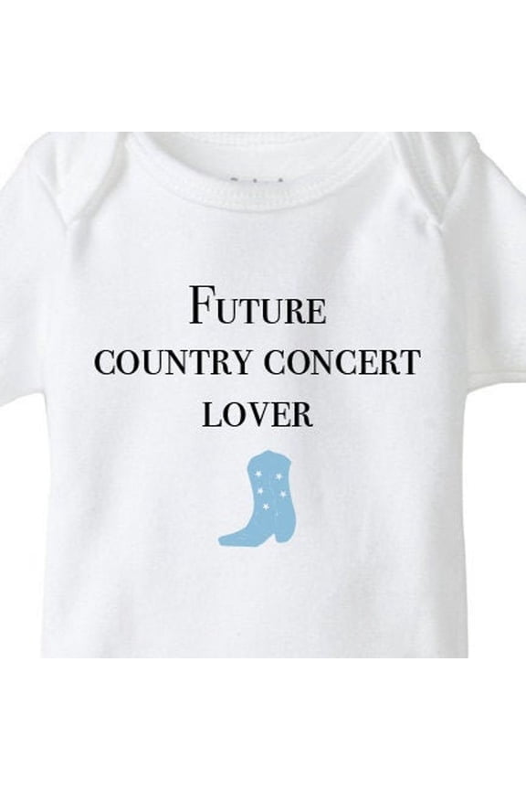 Baby Bodysuit BELLA CANVAS Country Concert Baby Onesie, Future Country Concert Lover, Baby Shower Gift, Cowboy Boot Onesie, Country Baby Bodysuit, Cute Baby Onesie
