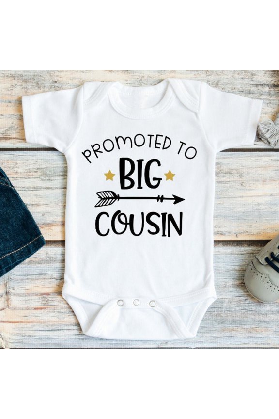 Baby Bodysuit BELLA CANVAS Cousin To Be, Baby Announcement, Promoted To, I'M Going To Be A, Cousin Crew, Future Big Cousin, Promoted To Big Cousin, Big Cousin