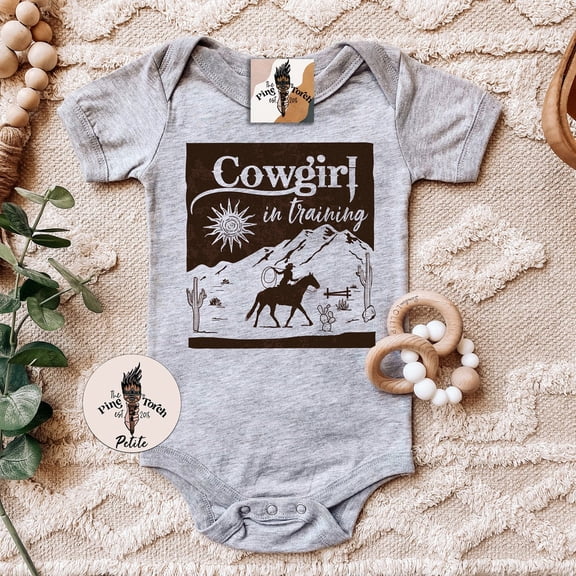 Baby Bodysuit BELLA CANVAS Cowgirl In Training Bodysuit, Little Cowgirl Pregnancy Announcement, Cowgirl Kids Tee, Cowgirl Baby Shirt, Cowboy Boots Baby
