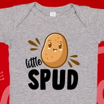 Baby Bodysuit BELLA CANVAS Cute Potato Baby Bodysuit, Little Spud Kids Shirt, Funny Potato Baby Clothes, Clothing, Baby Shower Gift, Cute Spud, Kid Shirt