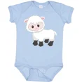thumbnail image 1 of Baby Bodysuit BELLA CANVAS Cute White Lamb Baby Bodysuit Farm Animals Little Wool Animal Favorite, 1 of 3