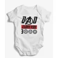 thumbnail image 1 of Baby Bodysuit BELLA CANVAS Dad I Love You 3000 Baby Grow, Iron-Man Bodysuit, New Dad Baby Clothes By Bhur, 1 of 3