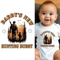 thumbnail image 1 of Baby Bodysuit BELLA CANVAS Daddy'S New Hunting Buddy Baby Clothes For Infant Boys And Girls Baby Bodysuit, 1 of 3