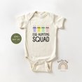 thumbnail image 1 of Baby Bodysuit BELLA CANVAS Egg Hunting Squad Easter Baby Onesie, Easter Bunny Bodysuit, Funny Easter Party Onesie, Easter Bunny Onesie, Happy Easter Baby Gift, 1 of 3