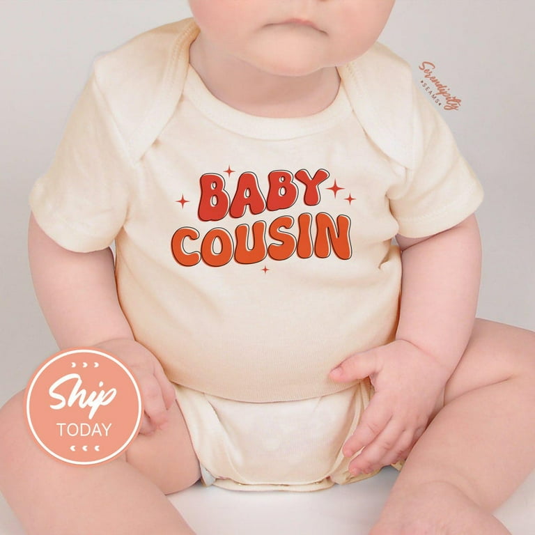 Baby Bodysuit BELLA CANVAS Family Baby Cousin Onesies Brand, Funny
