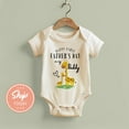 thumbnail image 1 of Baby Bodysuit BELLA CANVAS Father'S Day Baby Bodysuit Gift, Daddy'S First Father'S Day Outfit, Giraffe Baby Shower Gift, Infant Boy Girl Clothing, 1 of 3