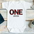 thumbnail image 1 of Baby Bodysuit BELLA CANVAS First Birthday Shirt, One Buffalo Plaid Shirt, First Birthday Boy, 1St Birthday Boy, Lumberjack Birthday, Woodland Birthday, Wild One, 1 of 3