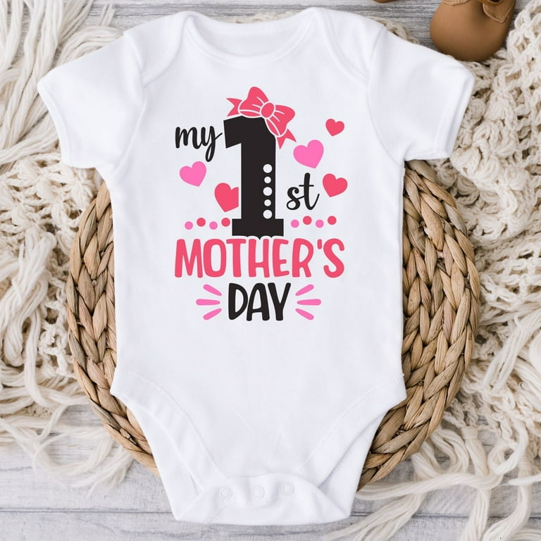 Baby Bodysuit BELLA CANVAS My First Mother'S Day Baby Girl