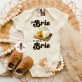 thumbnail image 1 of Baby Bodysuit BELLA CANVAS Funny Brie Cheese Bodysuit, Funny Brie Or Not To Brie Cute Baby Shirt, Funny Brie Cheese Shirt, Cheese Lover Baby Bodysuit, Brie Cheese Tee, 1 of 3