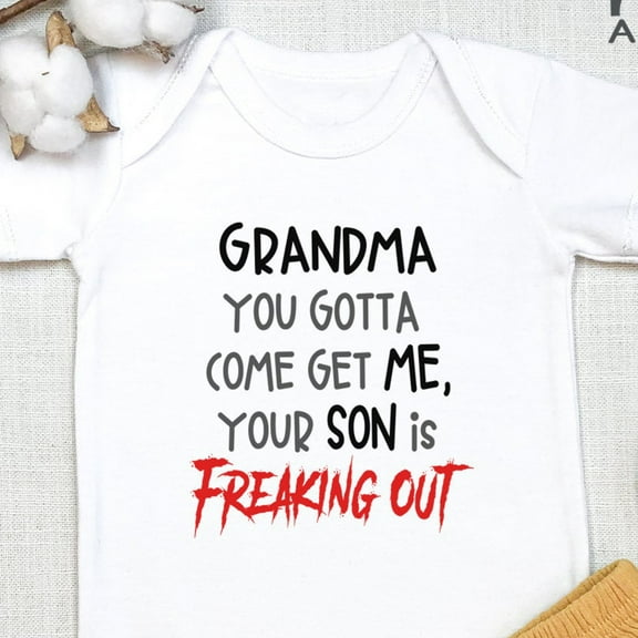 Baby Bodysuit BELLA CANVAS Funny Grandma, Grandma Baby Gift, Grandma Baby Bodysuit, Funny Baby Gift, Pregnancy Revel, Baby Reveal To Grandparents,