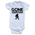 thumbnail image 1 of Baby Bodysuit BELLA CANVAS Gone Squatchin' Bigfoot Funny Sasquatch One Piece Baby Bodysuit, 1 of 3