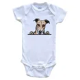 thumbnail image 1 of Baby Bodysuit BELLA CANVAS Greyhound Dog Breed Cute One Piece Baby Bodysuit, 1 of 3