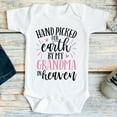 thumbnail image 1 of Baby Bodysuit BELLA CANVAS Hand Picked For Earth By My Grandma In Heaven, In Loving Memory, Handpicked In Heaven, Grandma In Heaven, Heaven Sent, Grandma Memorial, 1 of 3