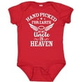 thumbnail image 1 of Baby Bodysuit BELLA CANVAS Handpicked For Earth By My Uncle In Heaven With Angel Baby Bodysuit, 1 of 3