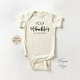 thumbnail image 1 of Baby Bodysuit BELLA CANVAS Hola Abuelitos No Vemos Pronto Onesie, Cute Spanish Pregnancy Announcement Onesie, Grandparents To Be Gift, Coming Soon Natural Bodysuit, 1 of 3