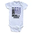 thumbnail image 1 of Baby Bodysuit BELLA CANVAS I'M A Big Deal In Greece Funny Greek Flag Baby Bodysuit, 1 of 3