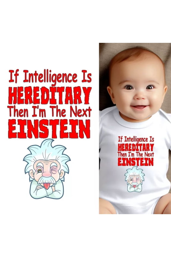 Baby Bodysuit BELLA CANVAS I'M The Next Einstein Baby Clothes For Infant Boys And Girls Baby Bodysuit