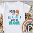 thumbnail image 1 of Baby Bodysuit BELLA CANVAS I Pulled An All Nighter With My Mom Baby, Funny Babys, Baby Shower Gift, Newborn Gift Ideas, Onesie, 1 of 3