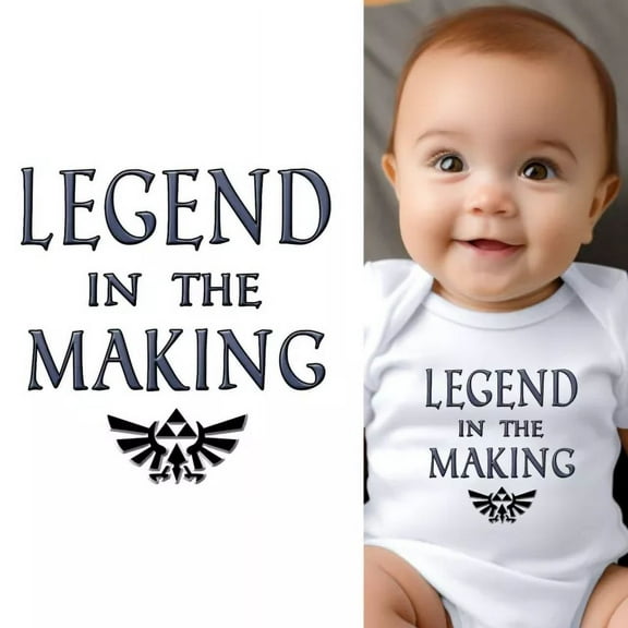 Baby Bodysuit BELLA CANVAS Legend In The Making Zelda Baby Clothes Infant Boys And Girls Baby Bodysuit