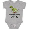 thumbnail image 1 of Baby Bodysuit BELLA CANVAS Mawmaw And Pawpaw Love Me Grandson Dinosaur Baby Bodysuit Grandchild, 1 of 3