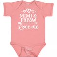 thumbnail image 1 of Baby Bodysuit BELLA CANVAS Mimi And Papaw Grandchild Baby Bodysuit Grandbaby Boy Girl Childs From, 1 of 3