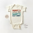 thumbnail image 1 of Baby Bodysuit BELLA CANVAS Mommy'S Little Man Daddy'S Best Buddy Onesie, Fathers Day Baby Bodysuit, Mothers Day Baby Onesie, Cute Baby Gift, Retro Baby Onesie, 1 of 3